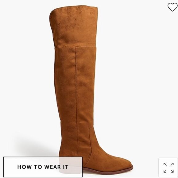 J. Crew Factory Over-the-knee microsuede boots Item AG056* - Picture 3 of 8